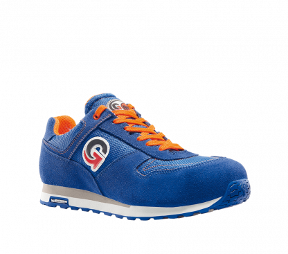 Sneaker antifortunistica leggera Monza S1P colore royal arancio monza