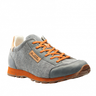 Scarpa ecologica della linea EcoBetulla Low grigio arancio