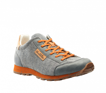 Scarpa ecologica della linea EcoBetulla Low grigio arancio