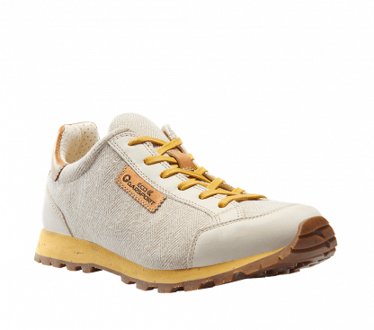 Calzatura ecologica da donna della linea Eco Betulla Low Lady colore beige giallo