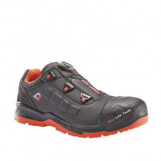 Scarpa bassa antinfortunistica GHOST Low S3 BOA® Fit System colore nero arancio