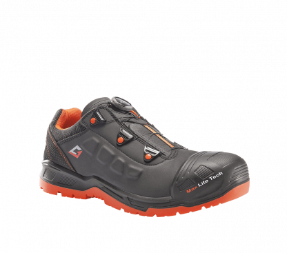 Scarpa bassa antinfortunistica GHOST Low S3 BOA® Fit System colore nero arancio