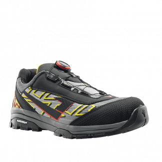 Scarpa antinfortunistica TWISTER S1P BOA® Fit System colore grigio giallo