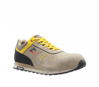 Sneaker scarpa antinfortunistica Vallelunga S1P Man 2250 taupe giallo