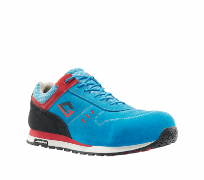 Sneaker scarpa antinfortunistica Vallelunga S1P Woman colore azzurro rosso